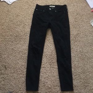 Mudd black skinny destroyed skinny jeans